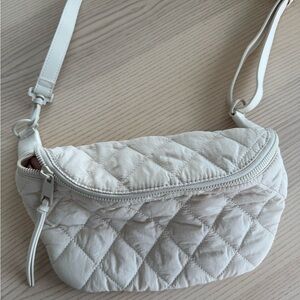 Poppy and Peonies Large Quilted Sidekick Crossbody Bag